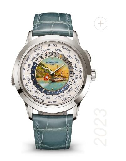 Review 2023 Patek Philippe Grand Complications World Time Minute Repeater Replica Watch 5531G-001 - Click Image to Close